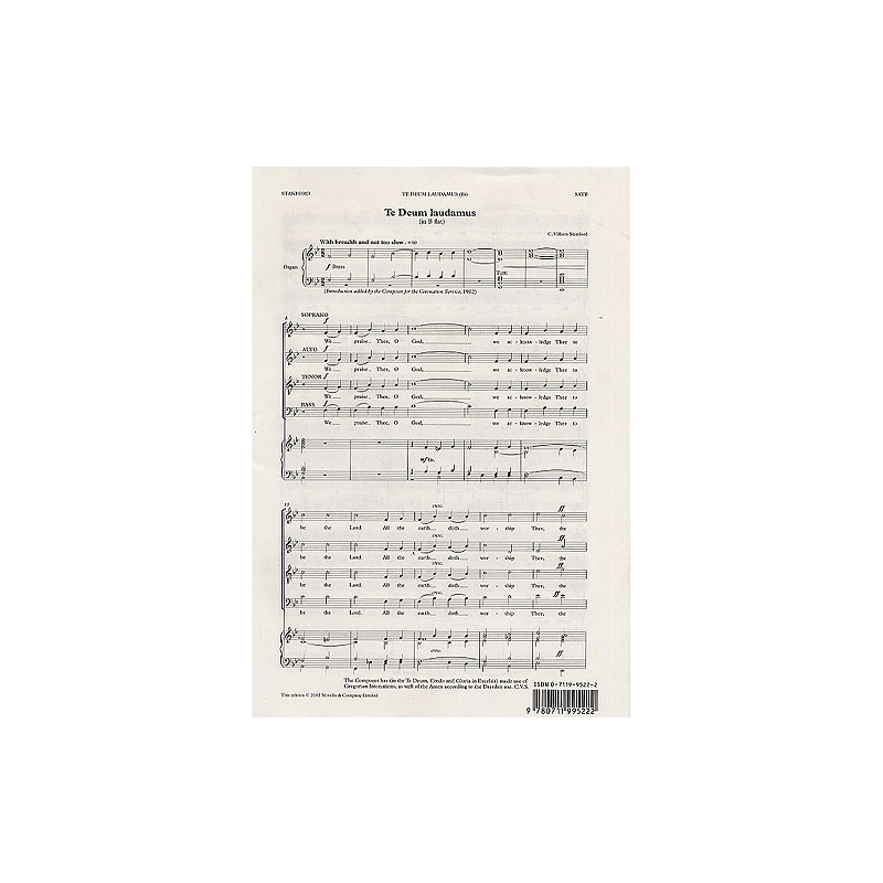 Stanford, Charles Villiers - Te Deum Laudamus