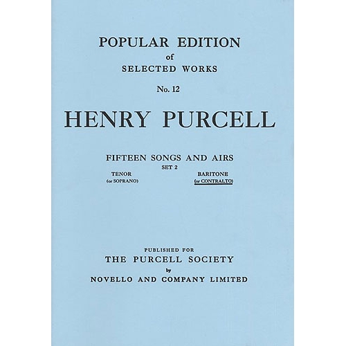 Purcell, Henry - 15 Songs...
