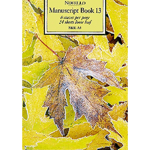 Novello Manuscript Book 13 A4 - Loose Leaf