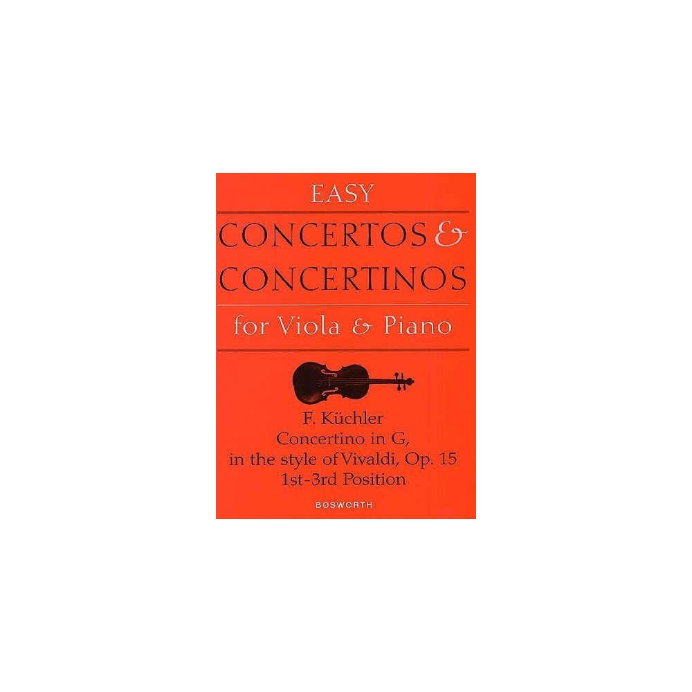 Kuchler, Ferdinand - Concertino in G Op.15 (Viola/Piano)