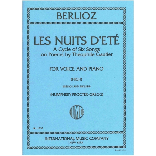 Berlioz, Hector - Les Nuits d'Eté Op.7 