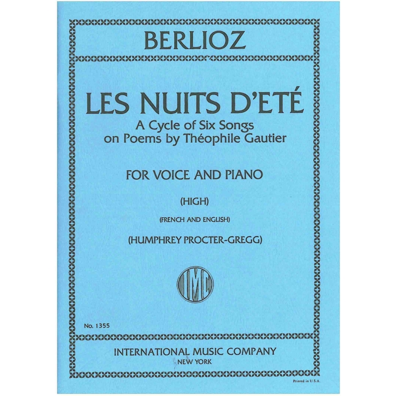 Berlioz, Hector - Les Nuits d'Eté Op.7 