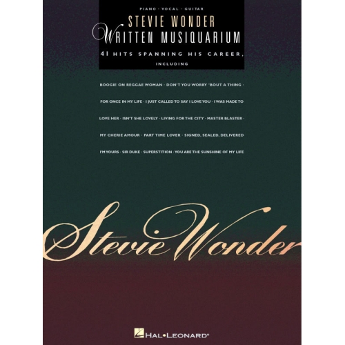 Stevie Wonder: Written Musiquarium