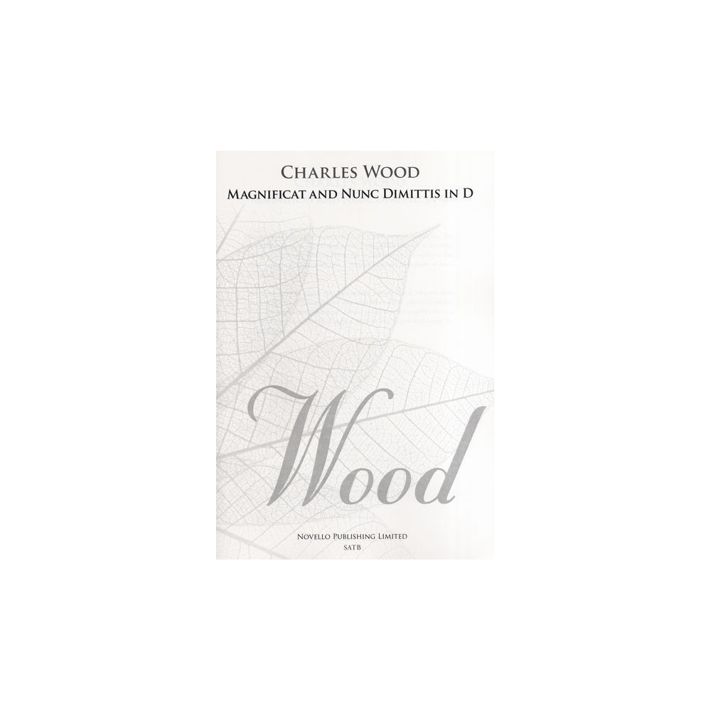 Wood, Charles - Magnificat And Nunc Dimittis In D (New Engraving)