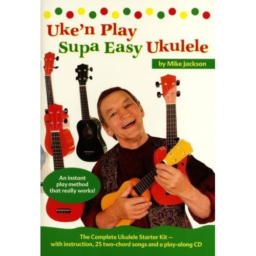 Mike Jackson: Uken Play Supa Easy Ukulele (Book/CD)