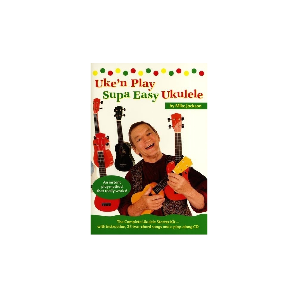 Mike Jackson: Uken Play Supa Easy Ukulele (Book/CD)
