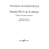 Roseingrave, Thomas - Sonata No.1 In A Minor For Flute And Continuo
