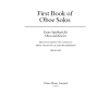 Craxton, J & Richardson, A - First Book of Oboe Solos