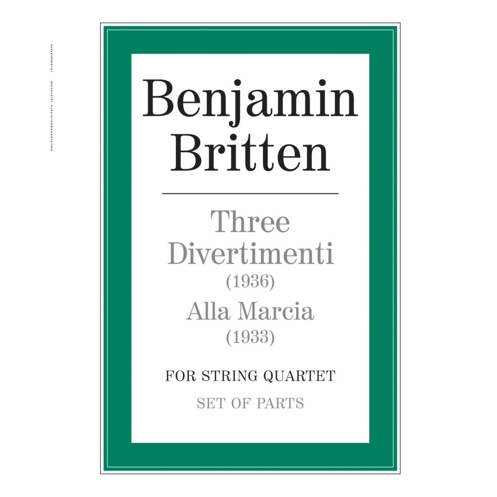 Britten, Benjamin - Three Divertimenti/Alla Marcia