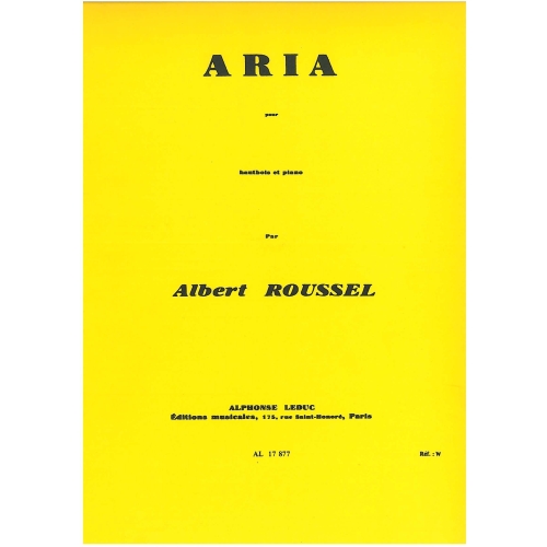 Roussel, Albert - Aria Pour...