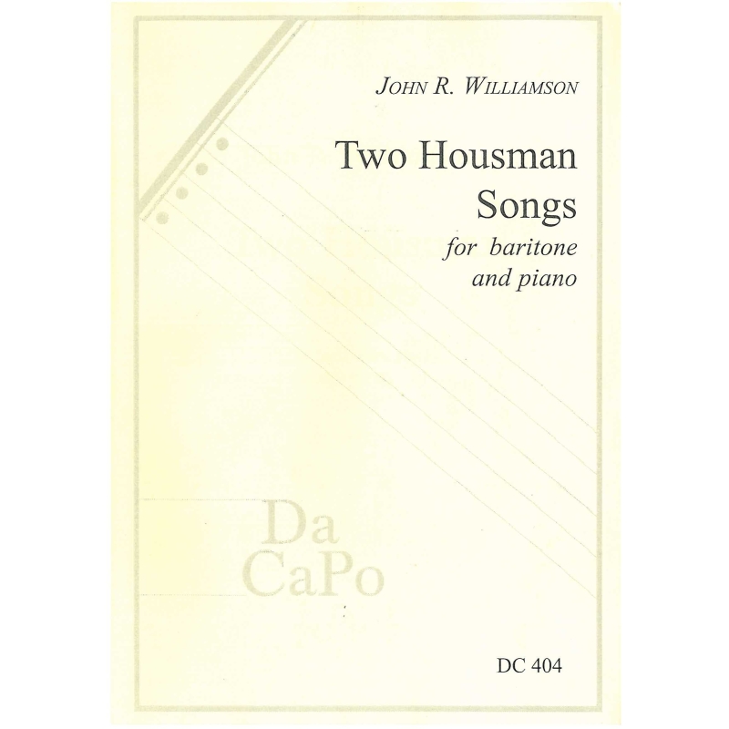 Williamson, John R - Two Housman Songs
