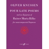 Knussen, Oliver - Four Late Poems & Epigram
