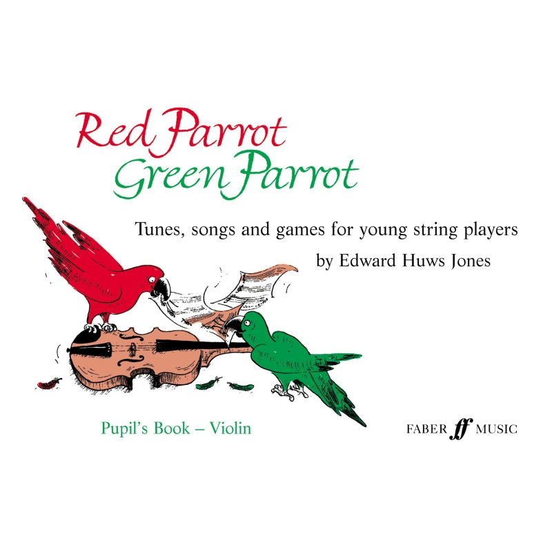 Huws Jones, Edward - Red Parrot, Green Parrot