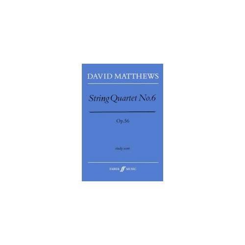 Matthews, David - String Quartet No.6