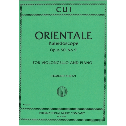 Cui, Cesar - Orientale Op. 50 No. 9