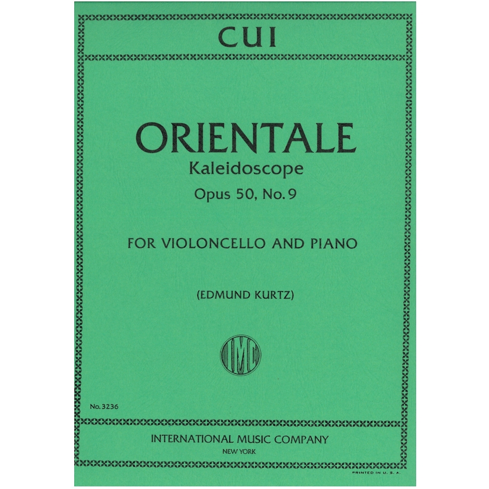 Cui, César - Orientale op. 50/9 