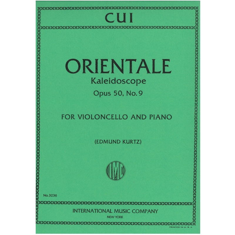 Cui, César - Orientale op. 50/9