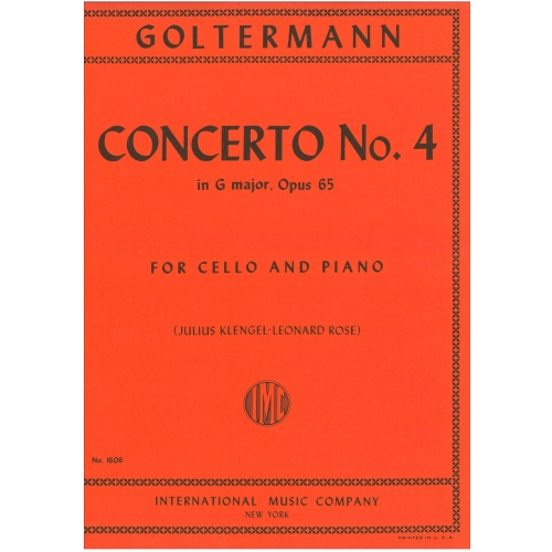 Goltermann, Georg - Concerto No. 4 in G Op. 65