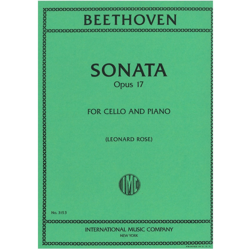 Beethoven, Ludvig van - Cello Sonata Op17