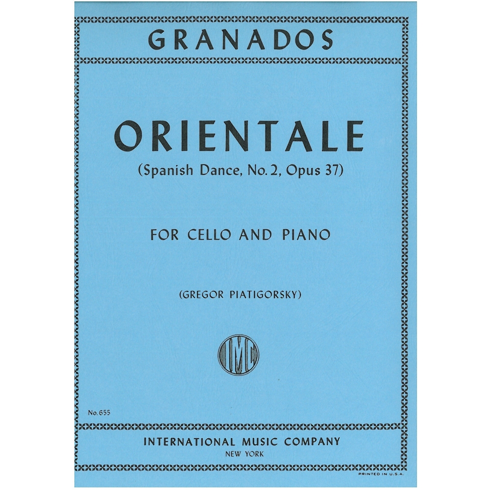 Granados, Enrique - Orientale Opus 37