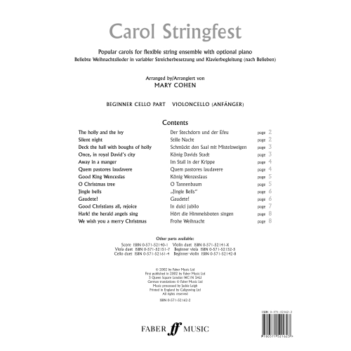 Cohen, Mary - Carol Stringfest