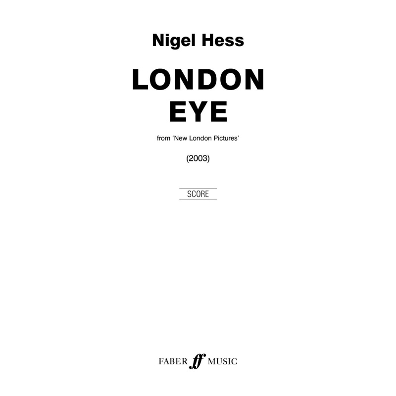 Hess, Nigel - London Eye. Wind band