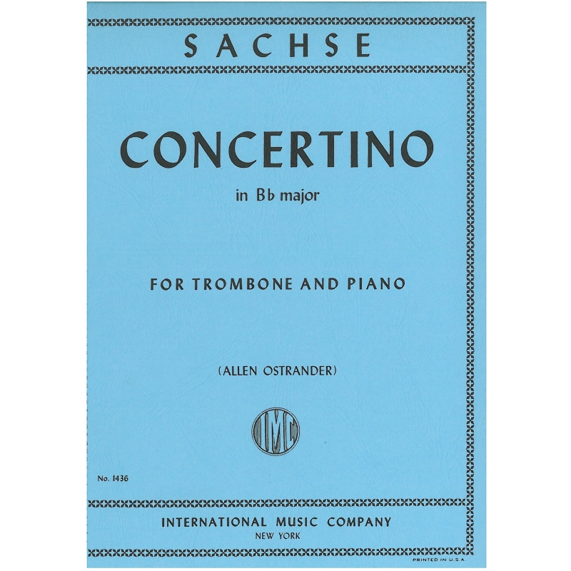 Sachse, Ernst - Concertino in Bb