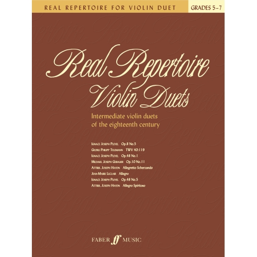 Real Repertoire Violin Duets