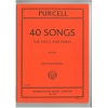 Purcell, Henry - 40 Songs for High Voice & Piano