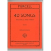 Purcell, Henry - 40 SONGS H.Vce Pft-Complete 