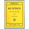 Purcell, Henry - 40 Songs for Low Voice & Piano