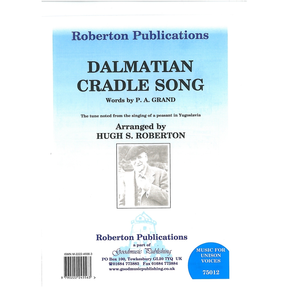 arr Roberton - Dalmatian Cradle Song (c'-d)