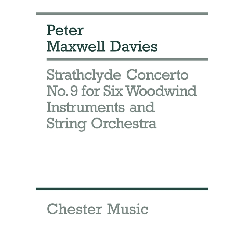 Strathclyde Concerto No. 9 (Miniature Score)