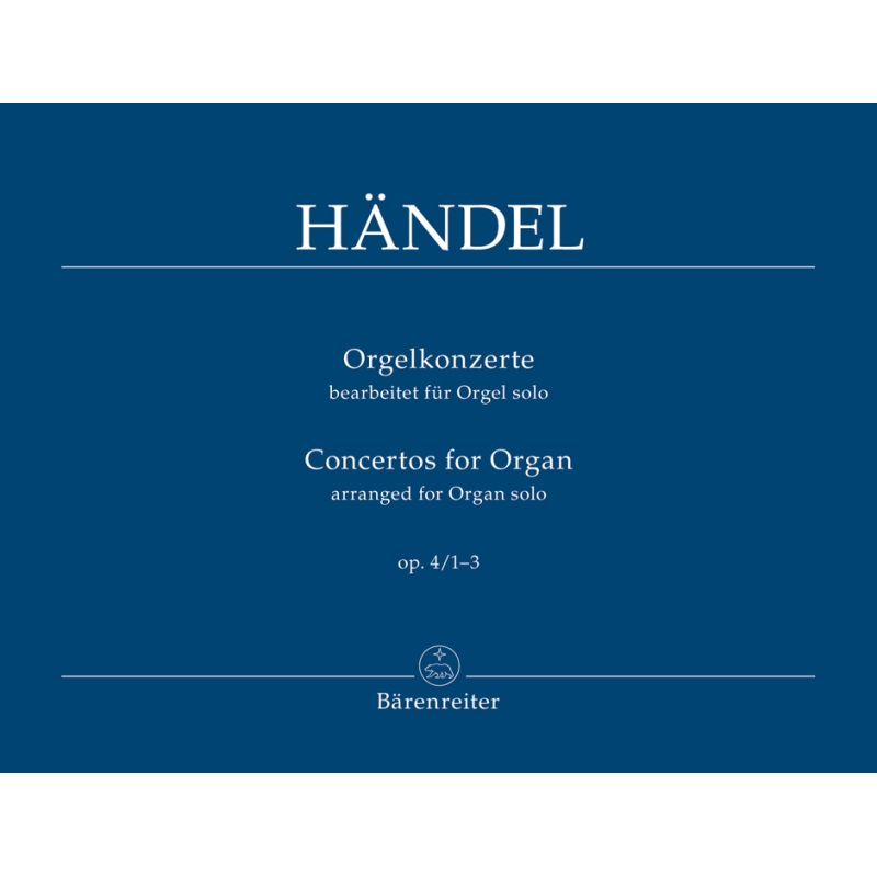 Handel G.F. - Concerto for Organ Op.4, Vol. 1 Nos 1 - 3