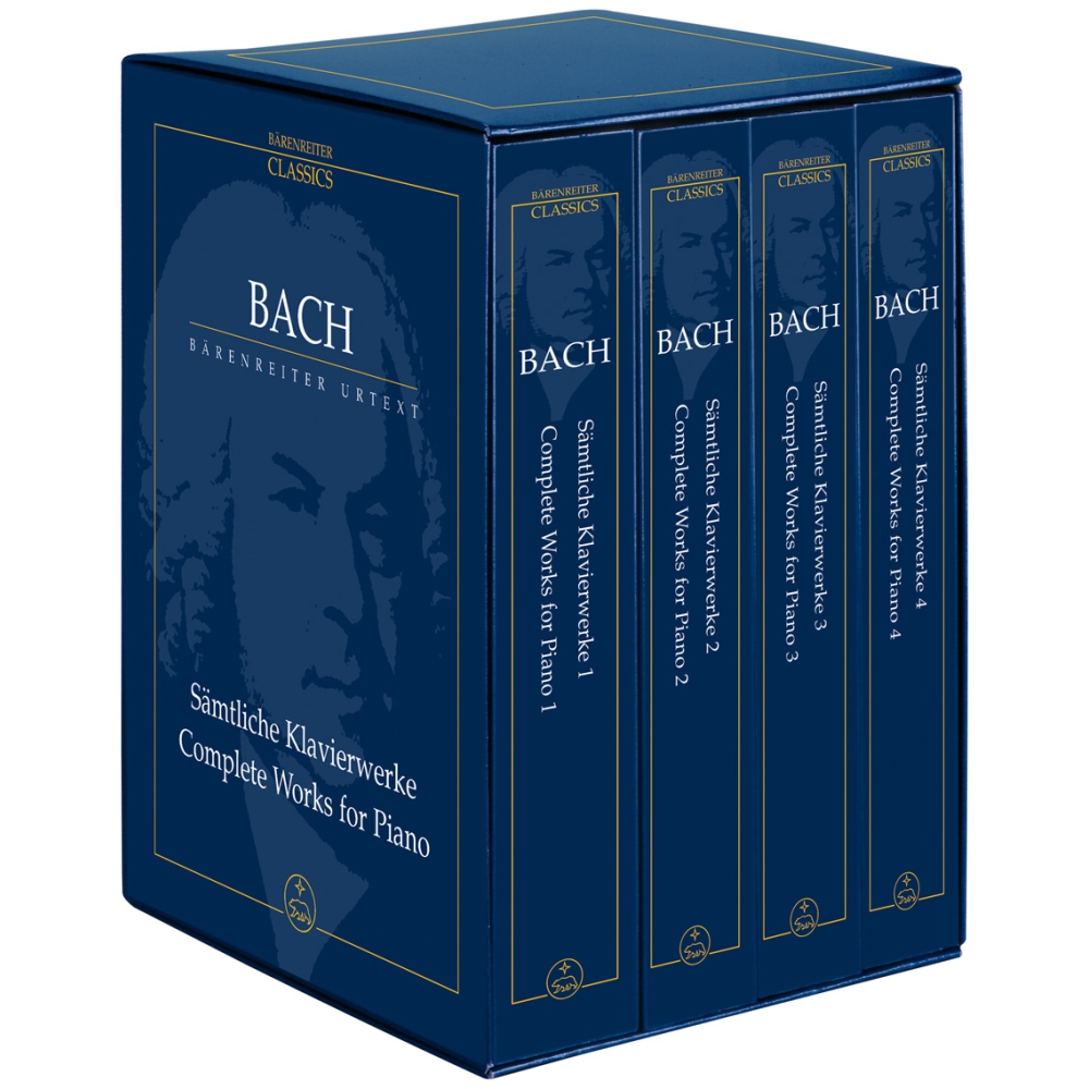 Bach, J.S - Complete Piano Works. 4 Volume Study Score Edition