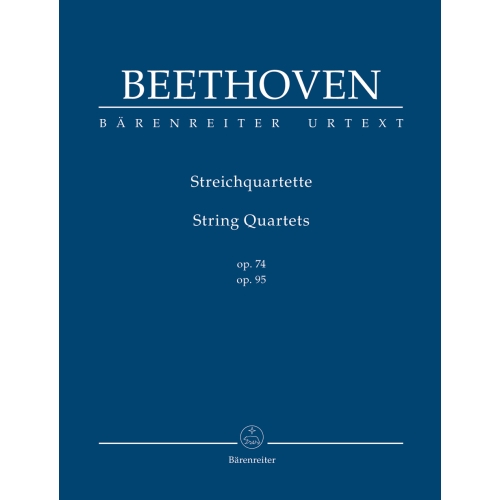 Beethoven L. van - String Quartets, Op.74 & 95 (Urtext).