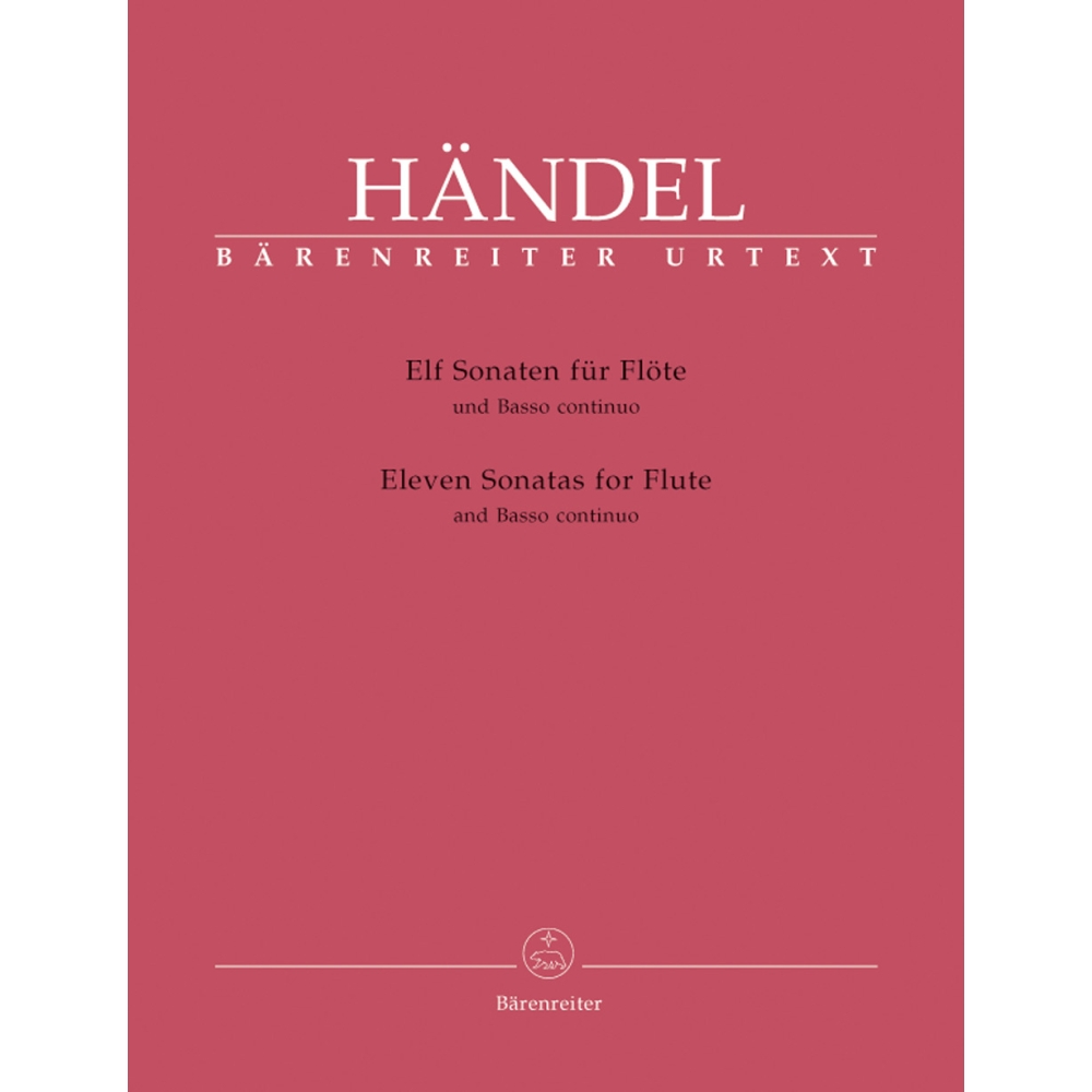 Handel G.F. - Sonatas (11) for Flute and Figured Bass (Urtext).