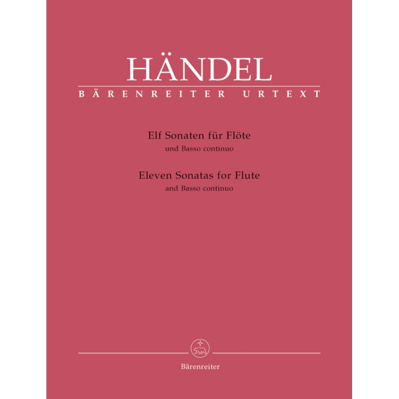 Handel G.F. - Sonatas (11) for Flute and Figured Bass (Urtext).