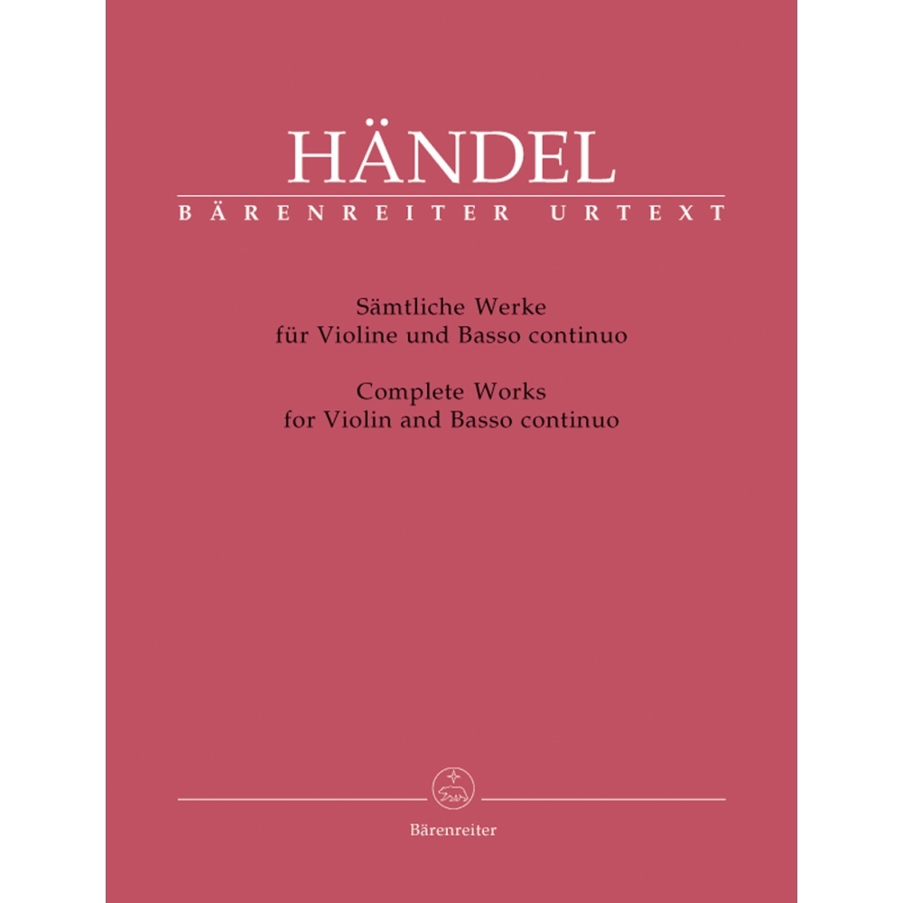 Handel, G.F - Complete Works for Violin & Basso continuo. (Urtext).