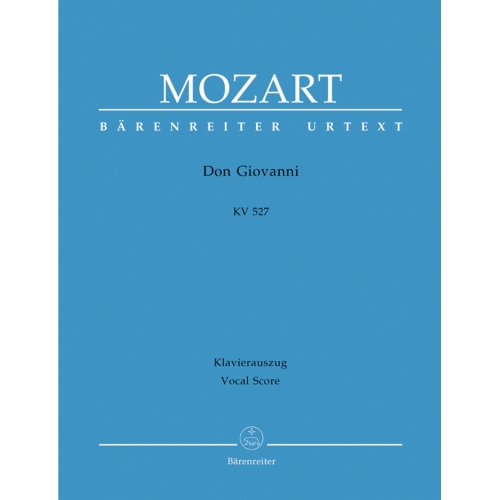 Mozart, W A - Don Giovanni (complete opera) (It) (K.527) (Urtext).