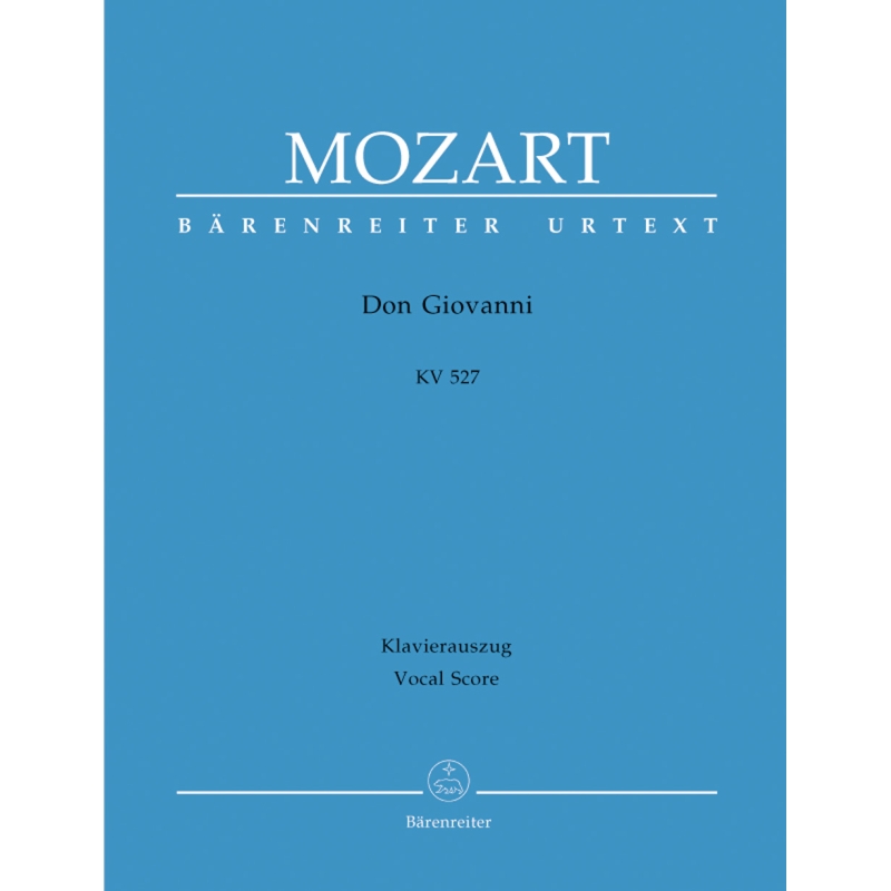 Mozart, W A - Don Giovanni (complete opera) (It) (K.527) (Urtext).