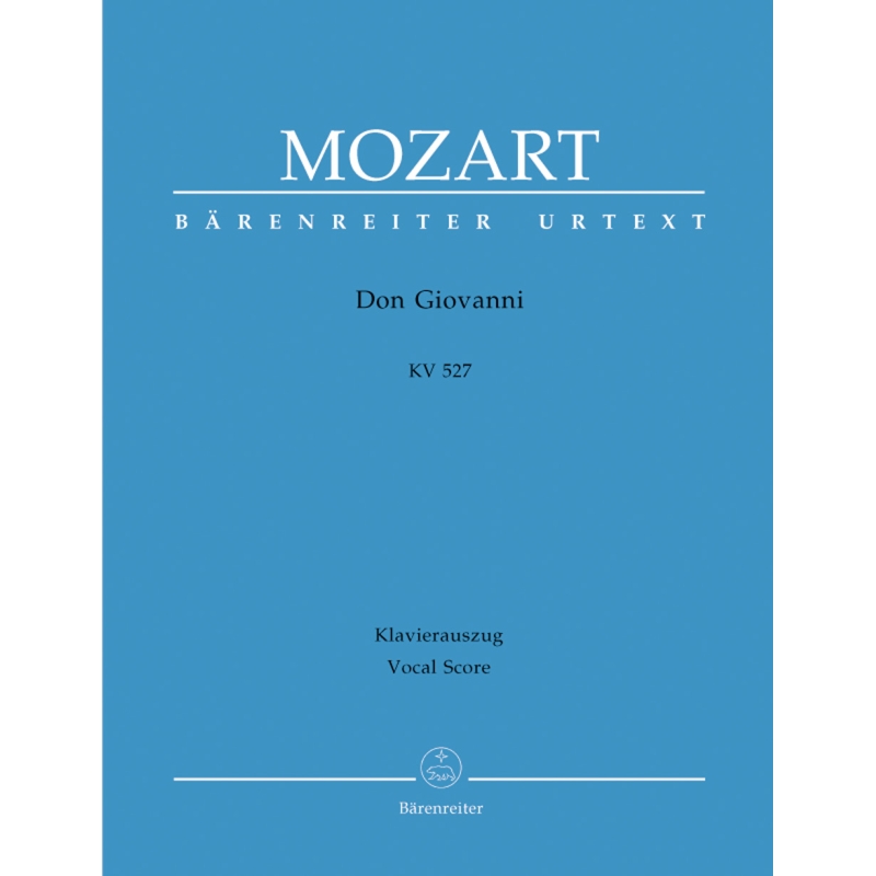 Mozart, W A - Don Giovanni (complete opera) (It) (K.527) (Urtext).