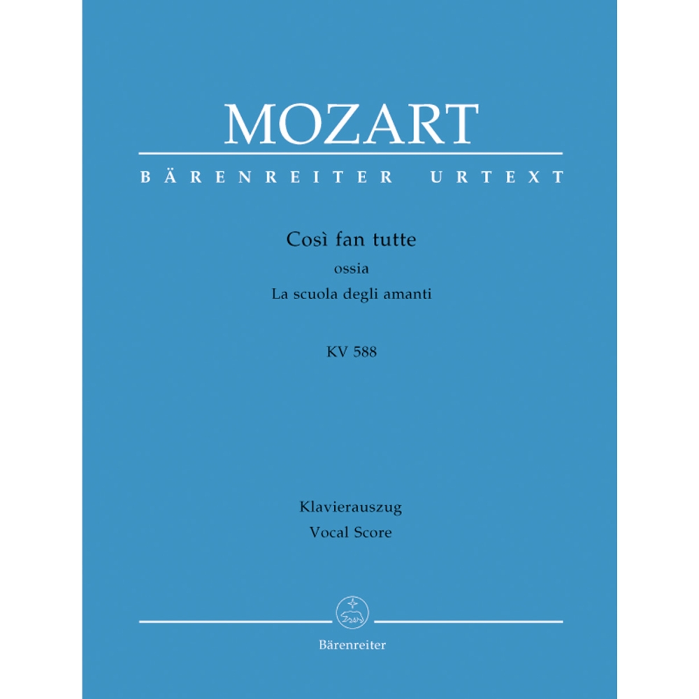 Mozart, W A - Cosi fan tutte (It-G) (K.588) (Urtext).
