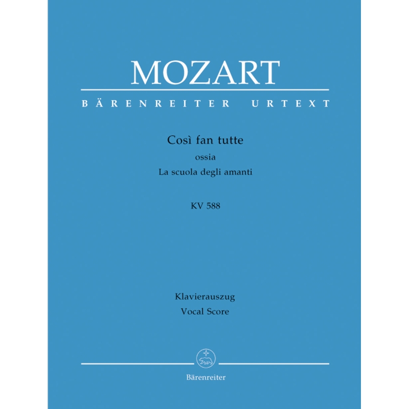 Mozart, W A - Cosi fan tutte (It-G) (K.588) (Urtext).