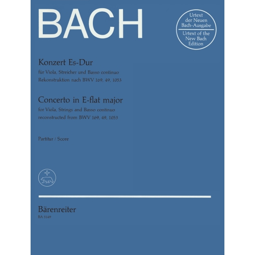 Bach J.S. - Concerto for Viola in E-flat (reconstruction based