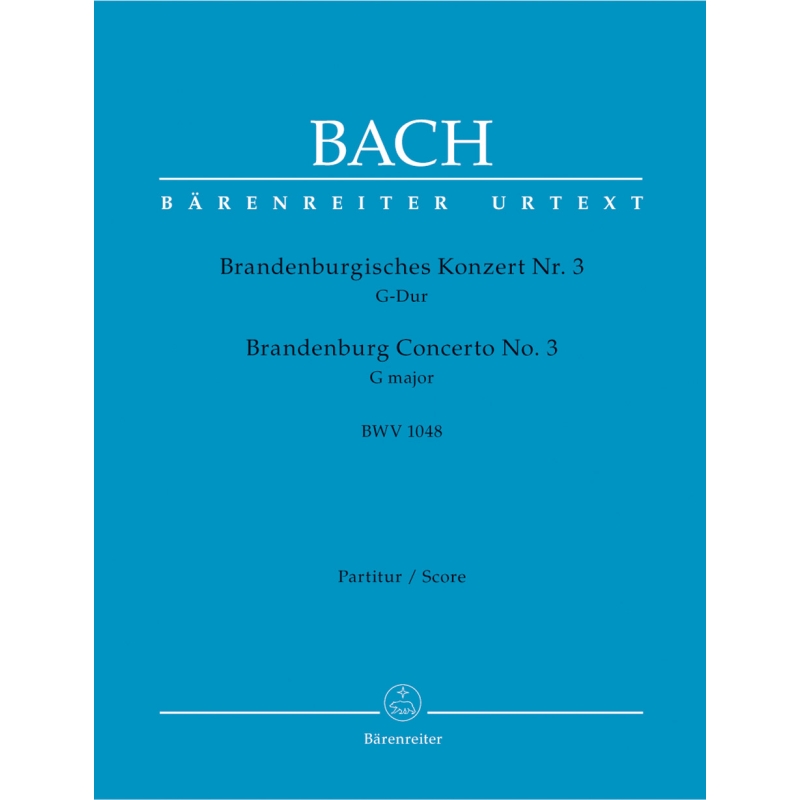 Bach J.S. - Brandenburg Concerto No.3 in G (BWV 1048) (Urtext).