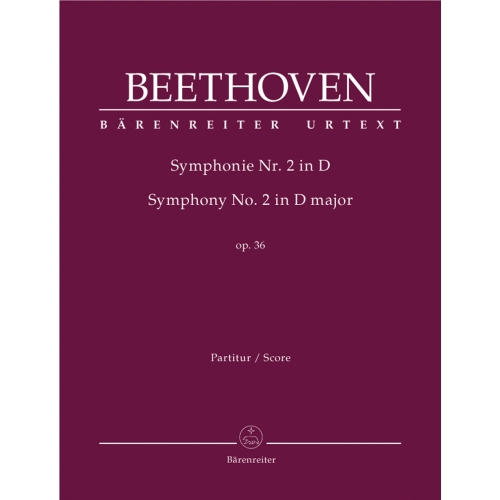 Beethoven L. van - Symphony No.2 in D, Op.36 (Urtext) (ed. Del Mar).