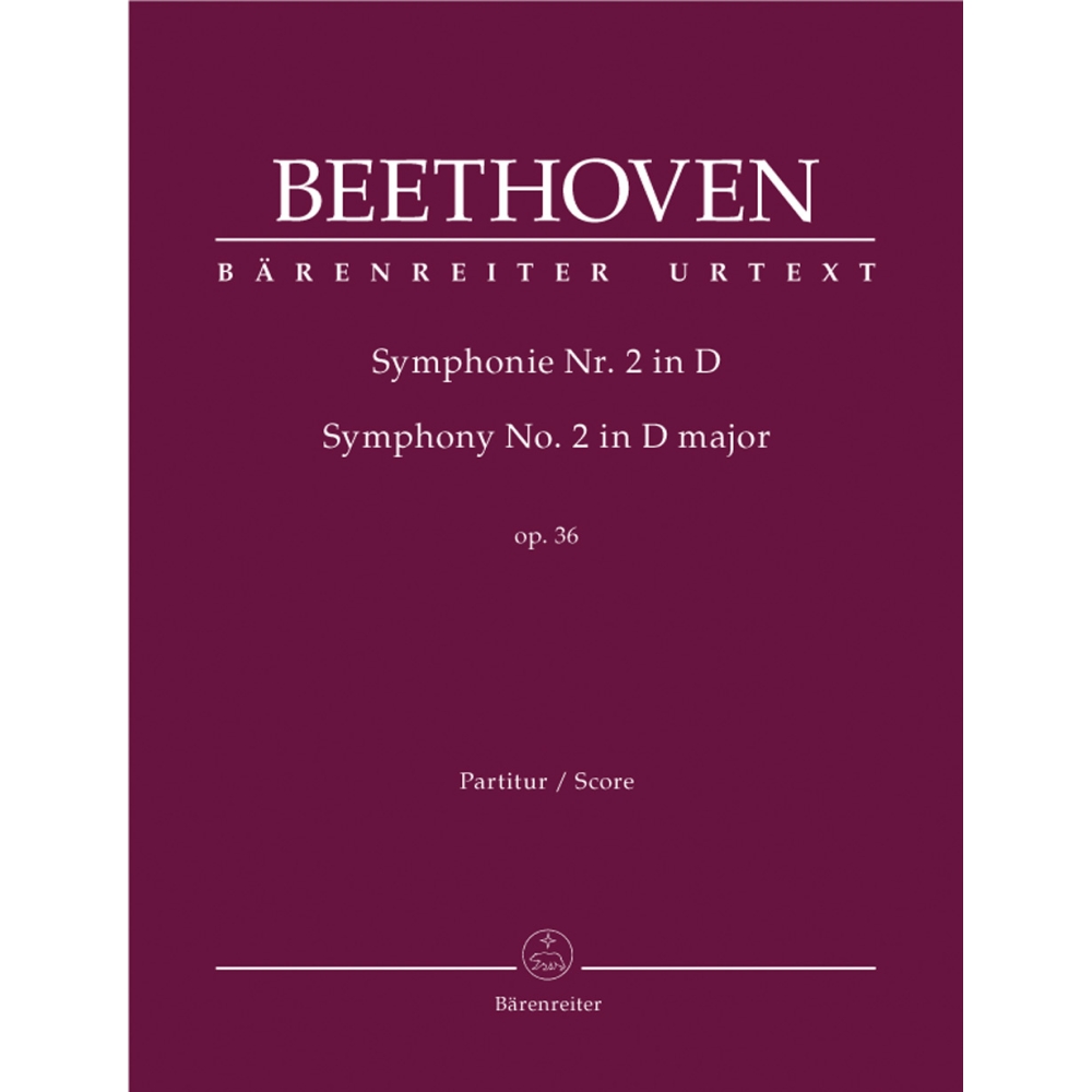 Beethoven L. van - Symphony No.2 in D, Op.36 (Urtext) (ed. Del Mar).