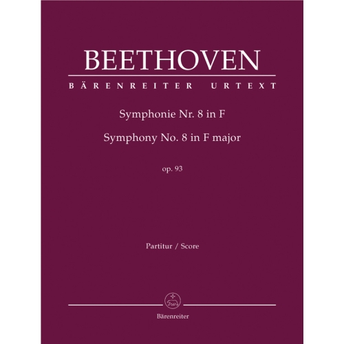 Beethoven L. van - Symphony No.8 in F, Op.93 (Urtext) (ed. Del Mar).