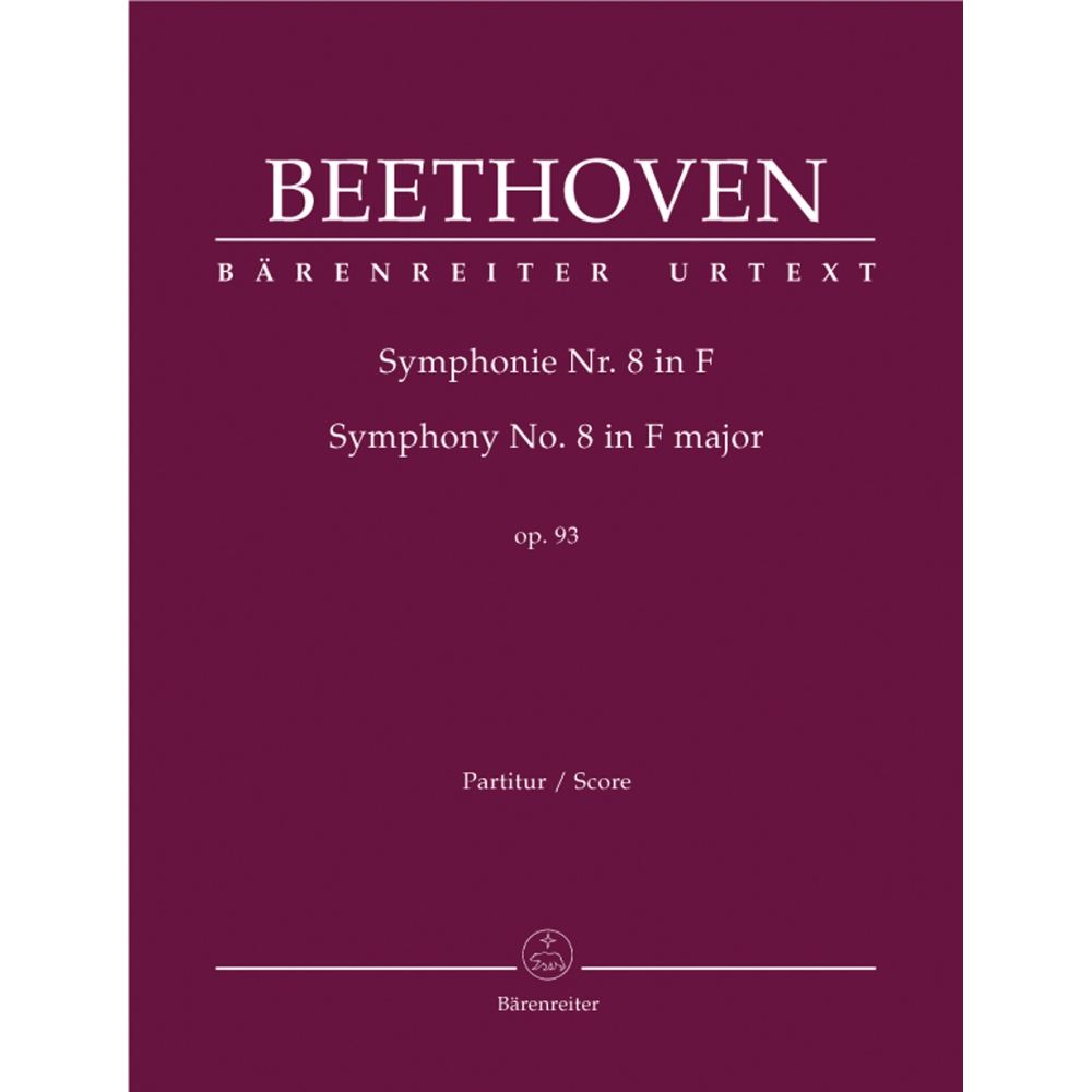Beethoven L. van - Symphony No.8 in F, Op.93 (Urtext) (ed. Del Mar).